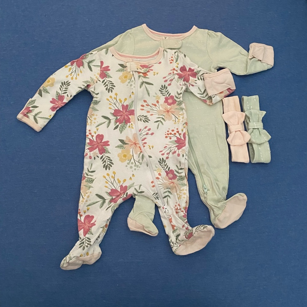 Cloud island footie pajama bundle